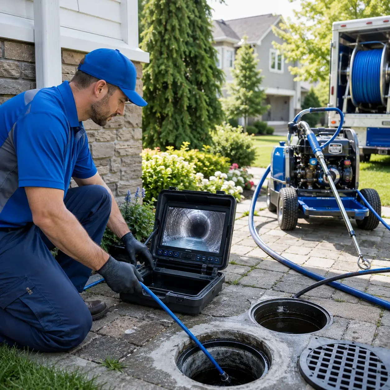Outdoor drain cleaning professionals serving Leesburg, OH