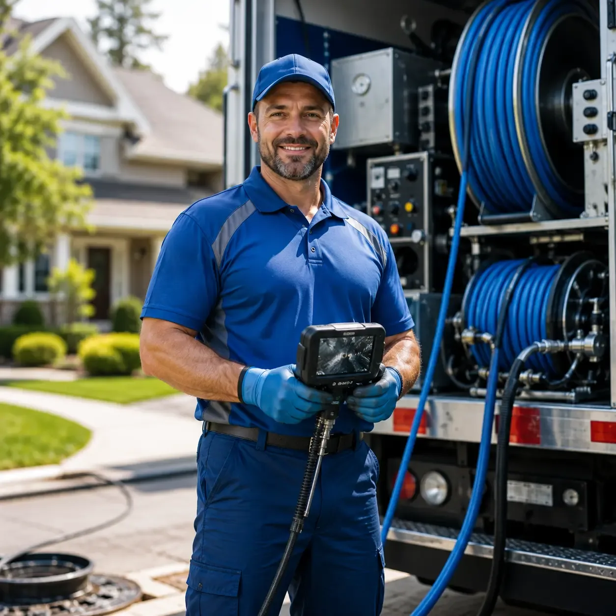 Local outdoor drain cleaning specialists in Leesburg, OH